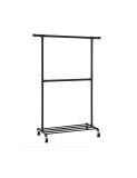 Cumpara ieftin Suport pentru haine cu roti, Songmics, 110 kg, HSR62BK, Negru