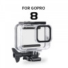 Carcasa subacvatica 60m waterproof pt camera de actiune GoPro Hero 8 Black