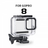 Cumpara ieftin Carcasa subacvatica 60m waterproof pt camera de actiune GoPro Hero 8 Black