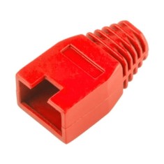 Manson de protectie pentru mufe internet, RJ 45 - Rosu