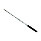 Baston Telescopic Mare de Autoaparare cu 3 Elementi si Maner din Cauciuc
