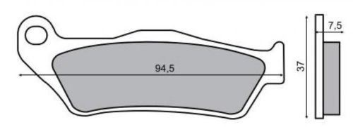Placute frana KTM EXC/SX/SX-F fata Cod Produs: MX_NEW 225100430RM