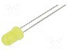 Dioda LED, 5mm, galbena, 220mcd, 8mA, 2,5...15V, OPTOSUPPLY - OSY55154A-VV