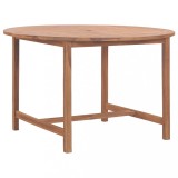 Cumpara ieftin Masa de gradina, &Oslash;110x75 cm, lemn masiv de tec