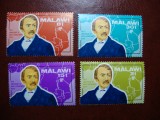 MALAWI SERIE LIVINGSTONE MNH, Nestampilat