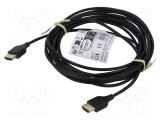 Cablu HDMI Goobay 5m negru HDMI 2.0 HDCP 2.2