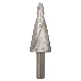 Burghiu &icirc;n 9 trepte Bosch HSS 4-20 mm pentru metal, inox si PVC