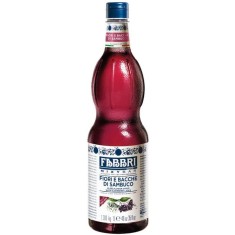 Sirop Fabbri Mixybar Flori si Fructe de Soc, 1 L, Sirop Fabbri Mixybar Fiori e Bacche di Sambuco, Sirop Fabbri Fiori e Bacche di Sambuco, Sirop Fabbri foto