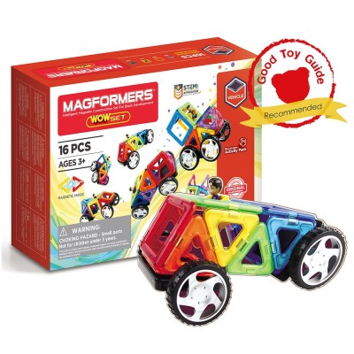 Set magnetic de construit- Magformers Wow 16 piese foto