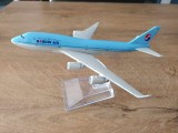 Macheta metalica de avion Korean Air| Decoratie din Coreea de Sud| Perfect pt cadou