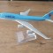 Macheta metalica de avion Korean Air| Decoratie din Coreea de Sud| Perfect pt cadou