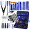 Trusa demontare interior auto 40 piese si set complet de 100 clipsuri, diverse dimensiuni