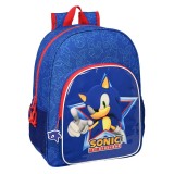 Ghiozdan scoala 42 cm Sonic Let&#039;s Roll, Jad