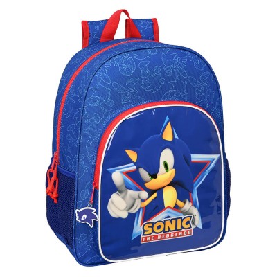 Ghiozdan scoala 42 cm Sonic Let&amp;#039;s Roll foto