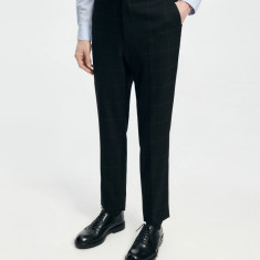 Pantaloni costum, cu model si buzunare, negru, barbati, Reserved
