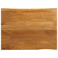 vidaXL Blat masă cu margini, 110x80x3,8 cm, lemn masiv mango 370797