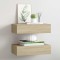 vidaXL Dulapuri de perete cu sertar, 2 buc., stejar, 40x23,5x10 cm MDF