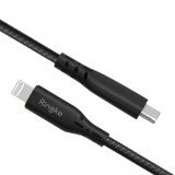 Ringke - Cablu MFI Fast Charge - Type-C la Lightning - Negru