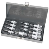 Trusa Varfuri Torx T8-t60 Cu Adaptoare - 12p.