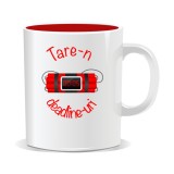 Cana personalizata cu mesaj &bdquo;tare&rdquo;, Tare-n deadlineuri