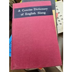 A Concise Dictionary of English Slang - B.A. Phythian