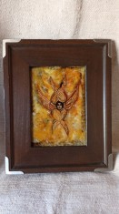 Serafim icoana pe sticla Transilvania