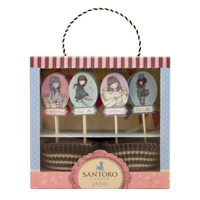 Gorjuss Set forme hartie cupcake - Sweet Tea Sweet Cake foto