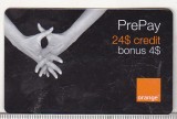 Bnk card Romania - Orange - 24+4 $ - 12/07 - RO-ORA-REF-0014-0712