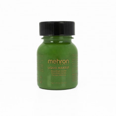 Machiaj lichid profesional pentru pleoape, ten și bodypainting, long-lasting, Liquid Makeup Mehron®, 30ml - 106 Green