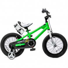 Bicicleta Copii RoyalBaby Freestyle - 14 Inch, Verde foto