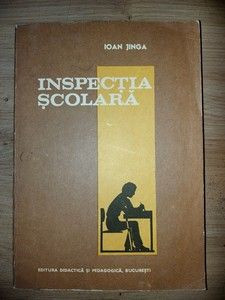 Inspectia scolara- Ioan Jinga