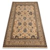 Covor L&acirc;nă KESHAN franjuri, oriental clasic 7521/53555 bej / albastru inchis, 120x145 cm, Dreptunghi, Lana