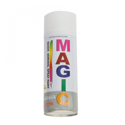Spray vopsea MAGIC ALB GLACIAR 369 400ml ManiaCars foto