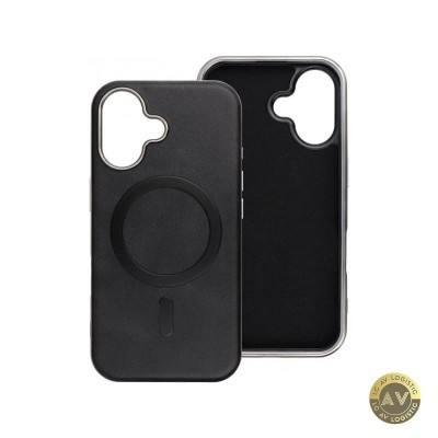 Husa MagSafe pentru Apple iPhone 16 Pro Max OEM Gentleman Mag Neagra foto