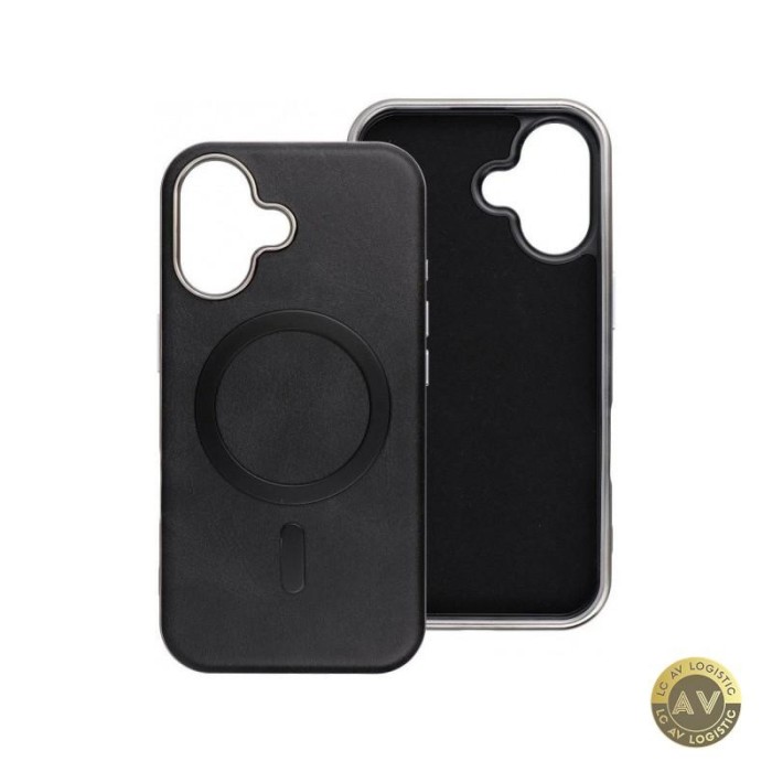 Husa MagSafe pentru Apple iPhone 16 Pro Max OEM Gentleman Mag Neagra