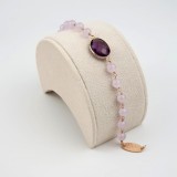 Cumpara ieftin Brățară Aurora din ametist lavandă