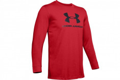 Maneca lunga tricou Under Armour Sportstyle Logo Long Sleeve 1329283-608 ro?u foto