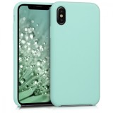 Husa pentru Apple iPhone X / iPhone XS, Silicon, Verde, 42495.71, Carcasa, Kwmobile