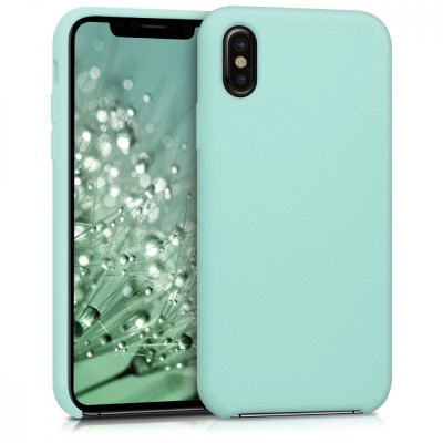 Husa pentru Apple iPhone X / iPhone XS, Silicon, Verde, 42495.71 foto