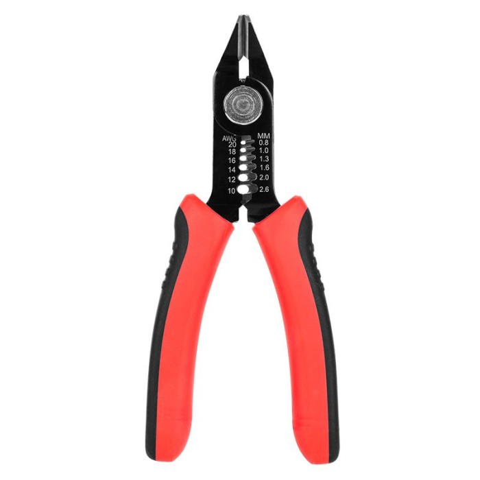 Cleste dezizolare cablu Rebel, 0.8-2.6 mm, 10-20 AWG