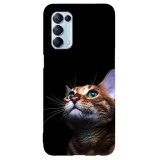Husa compatibila cu Oppo A5 (2020) model I am Cat, Silicon, TPU, Viceversa, Transparent, Carcasa