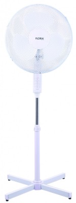 Ventilator cu picior FLORIA ZLN-1180, Diametru 40 cm, Putere 40 W, Motor silentios si puternic, Alb foto