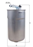 MAHLE KL 792 filtru combustibil
