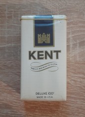 (2) Pachet plin tigari KENT anii 1980 Made in USA foto