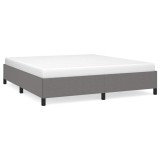 Cumpara ieftin Cadru de pat fara saltea, gri inchis, 180x200 cm, textil