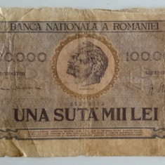 Bancnota Romania - 100000 Lei 1947