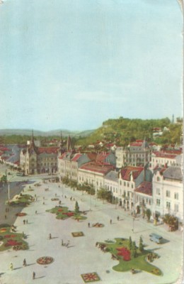 *Rom&amp;acirc;nia, Cluj, c.p.i., circulaţie internă, 1963 foto