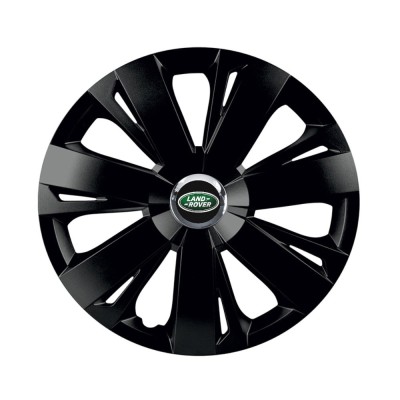 Set 4 capace roti Negre Cu Inel Cromat Energy R14 Compatibil Cu Land Rover foto