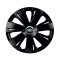 Set 4 capace roti Negre Cu Inel Cromat Energy R15 Compatibil Cu Land Rover