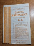 revista gazeta de matematica aprilie - mai 1990